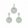 Sterling Silver Good Luck Round Set