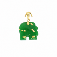 14K Small Elephant Pendant