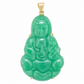 14K Guan Yin Pendant