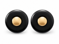14K Gold Button Studs