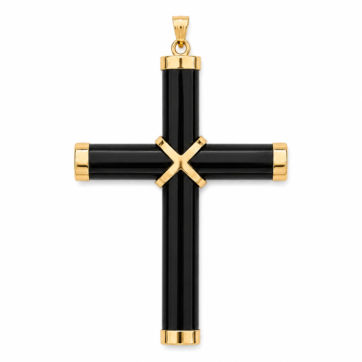 14K Medium Cross Pendant