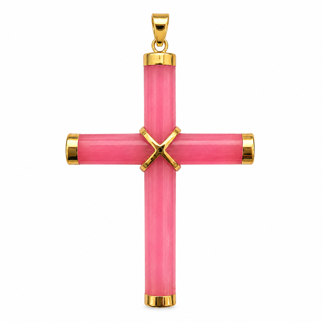 14K Medium Cross Pendant