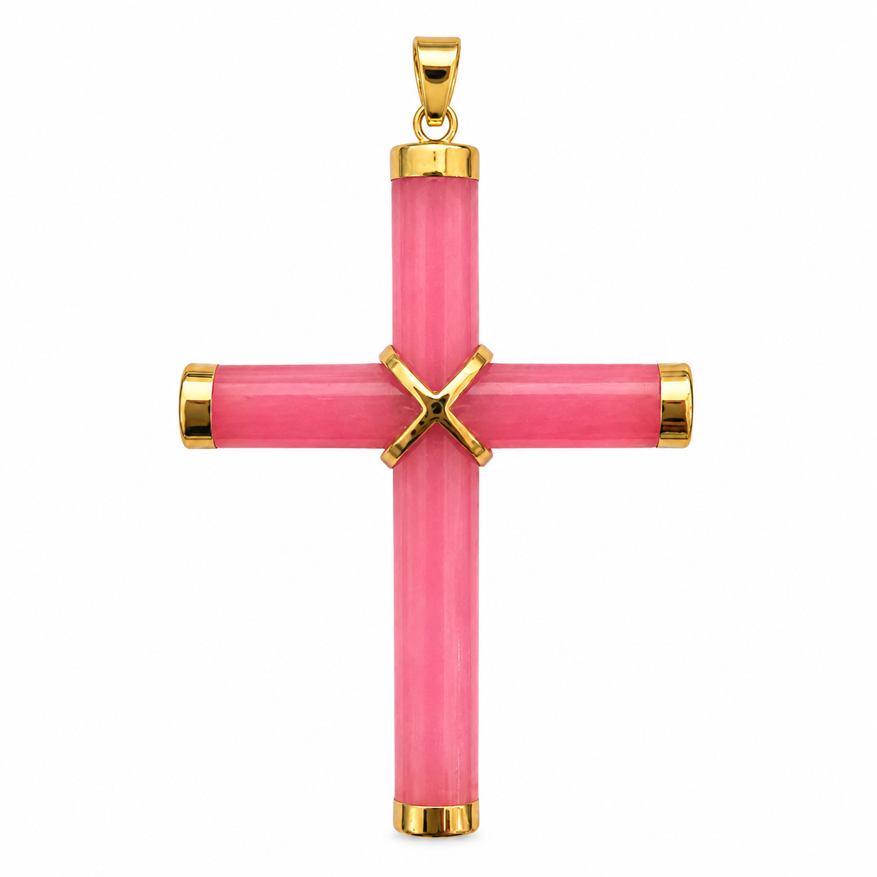 14K Medium Cross Pendant