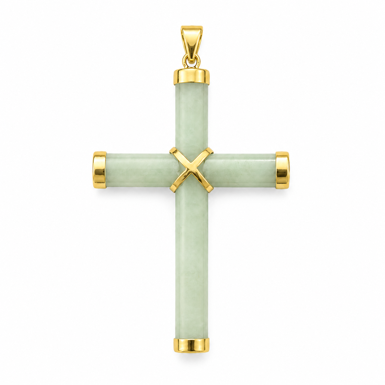 14K Medium Cross Pendant