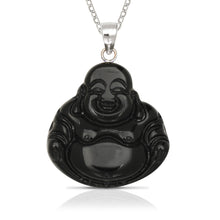 Load image into Gallery viewer, Sterling Silver Large Buddha Pendant (No Prongs)