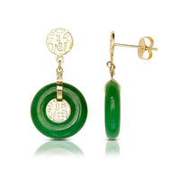 14K Good Luck Earrings