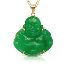 Load image into Gallery viewer, 14K Small Buddha Pendant (Pronged)