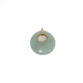 14K Gold Faceted Agogo Pendant