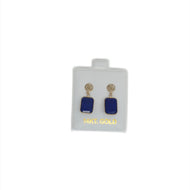 14K Rectangular Earrings