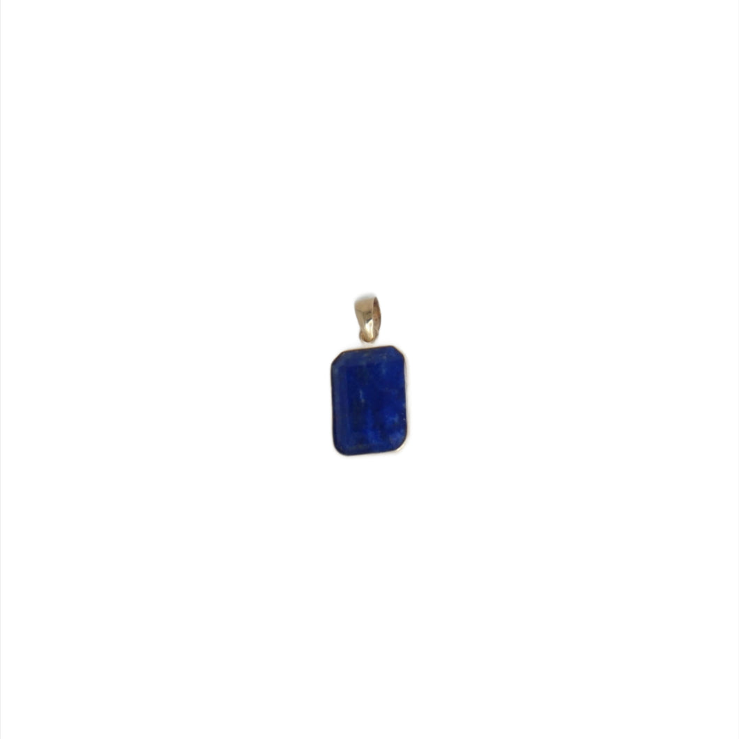 14K Rectangular Pendant