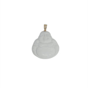 14K Large Buddha Pendant (No Prongs)