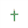 14K Medium Cross Pendant