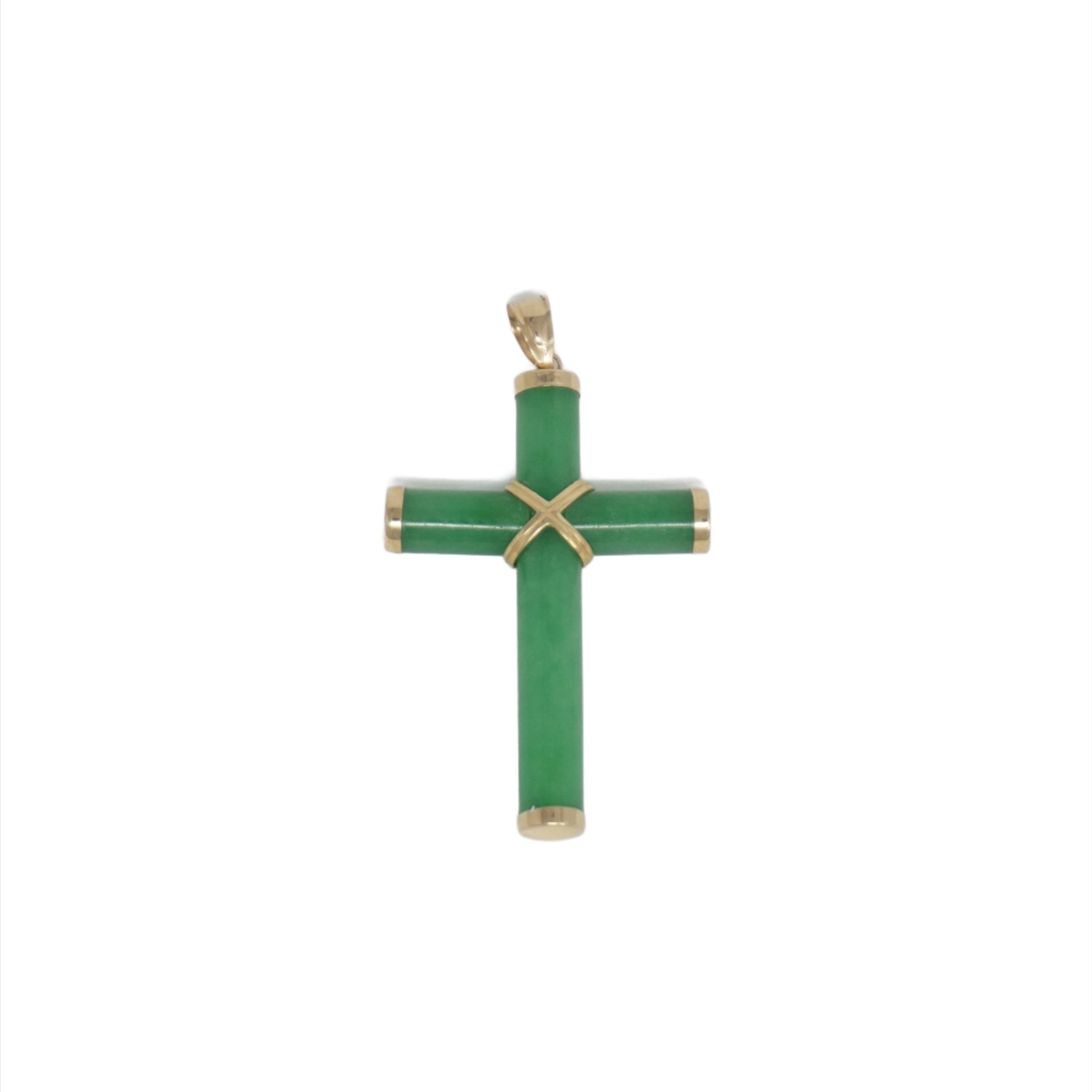 14K Large Cross Pendant