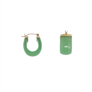 14K Flat Hoop Earrings