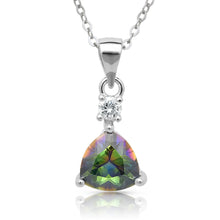 Load image into Gallery viewer, Sterling Silver Mystic Quartz Pendant