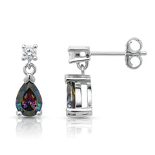 Load image into Gallery viewer, Sterling Silver Mystic Quartz Earrings