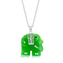 Load image into Gallery viewer, Sterling Silver Elephant Pendant