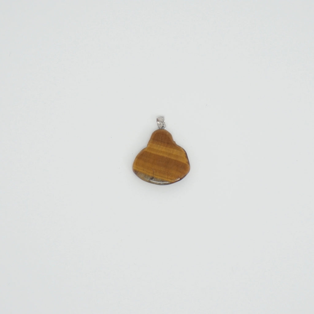 Sterling Silver Small Jade Buddha Pendant (No Prongs)