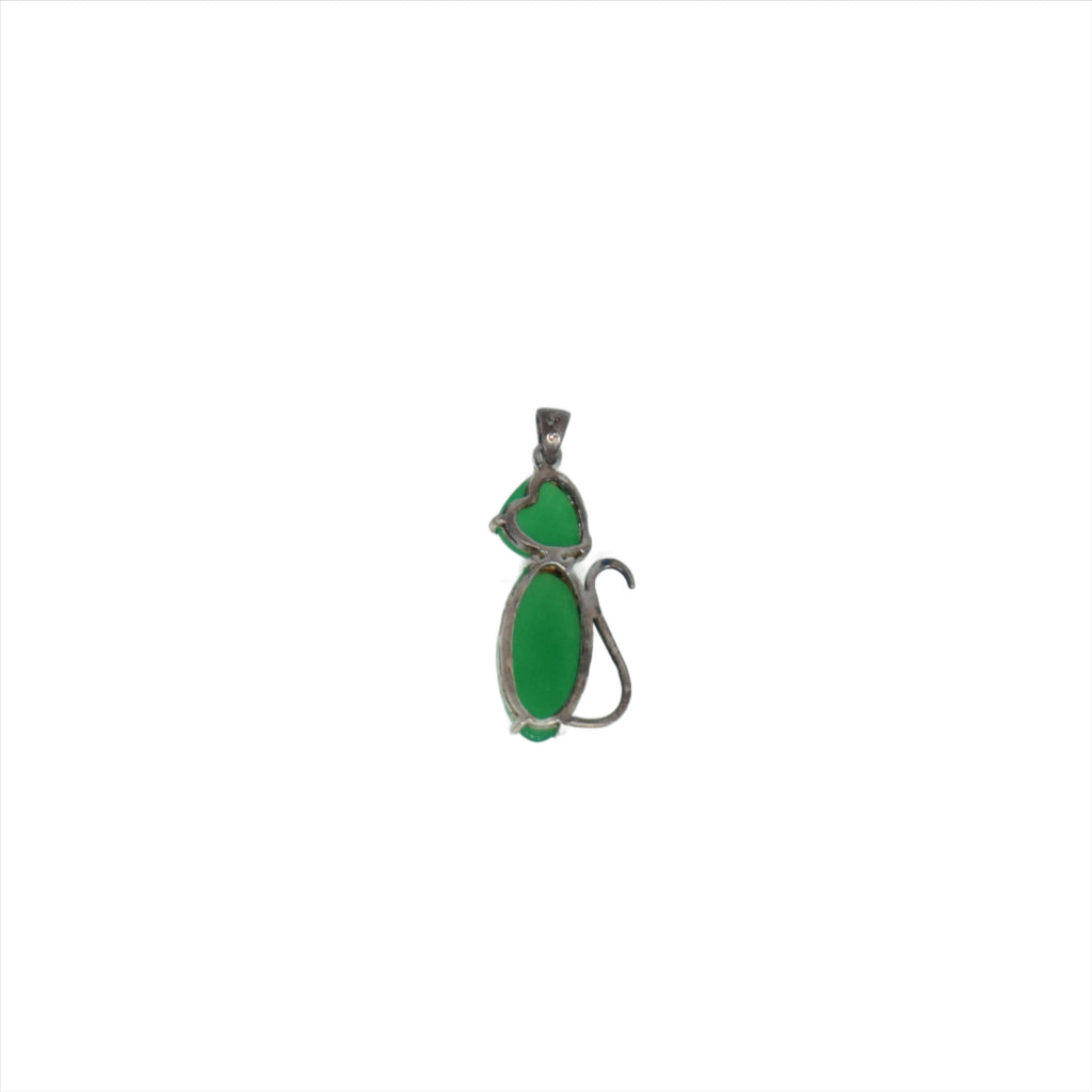 Sterling Silver Cat Pendant