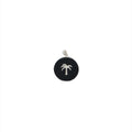 Sterling Silver Black Onyx Palm Tree Pendant