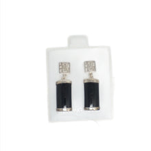 Load image into Gallery viewer, Sterling Silver Rectangular Earrings