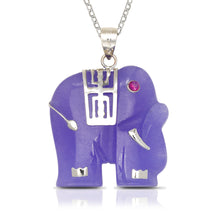 Load image into Gallery viewer, Sterling Silver Elephant Pendant