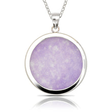 Load image into Gallery viewer, Sterling Silver Circle Bordered Pendant